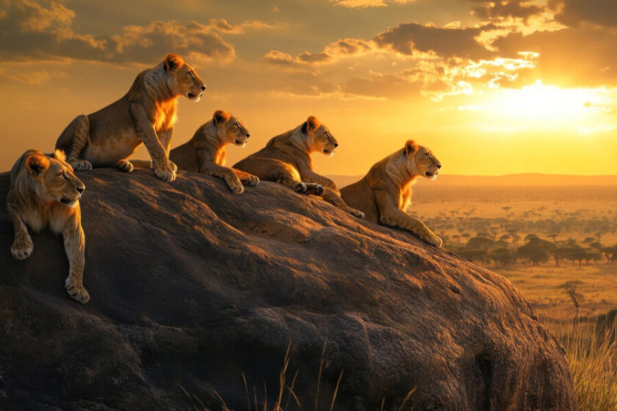 Serengeti Lions: Kings of Tanzania’s Savannah